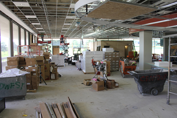 Mercy Hall Dining Room Construction