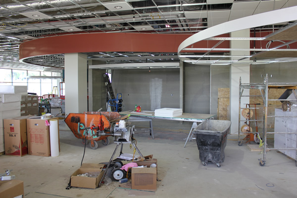 Mercy Hall Dining Room Construction