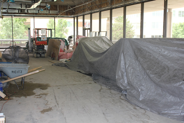 Mercy Hall Dining Room Construction