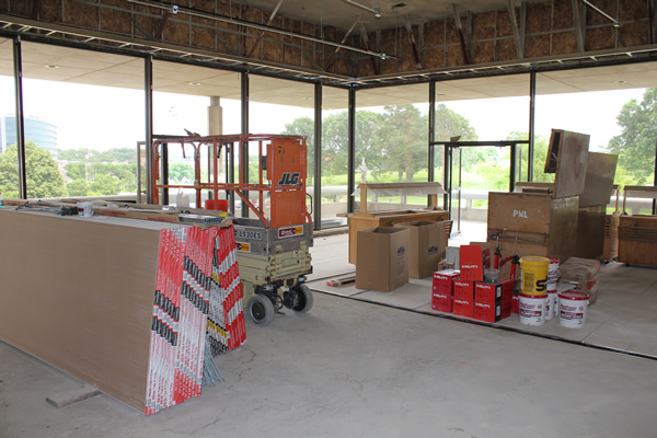 Room with a View - Mercy Hall Dining Room Construction