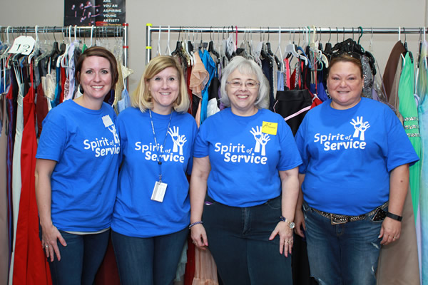 Spirit of Service Day — College of Saint Mary Faculty and Staff work at Omaha South High School