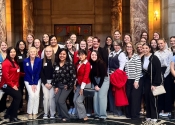 College of Saint Mary nursing students visited the Nebraska State Capitol to learn about advocacy.